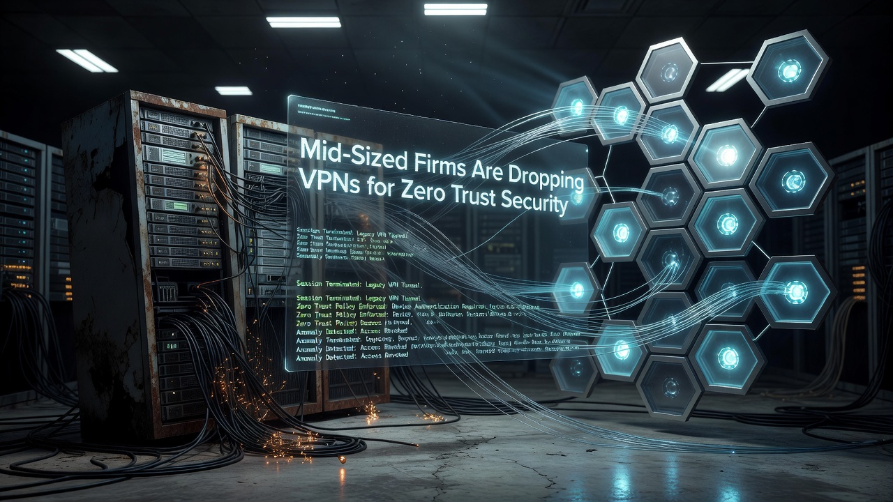 Mid-Sized Firms Are Dropping VPNs for Zero Trust Security