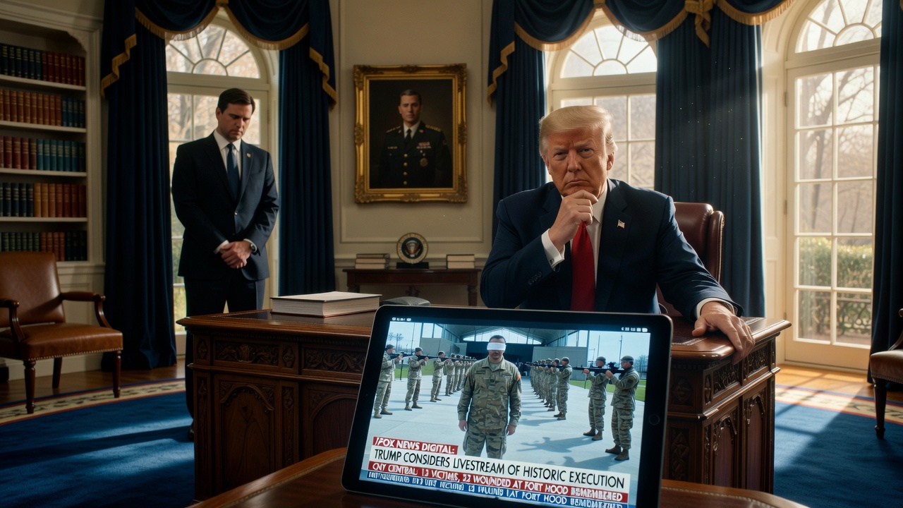 Trump Weighs Livestreaming Military's First Execution Since 1961