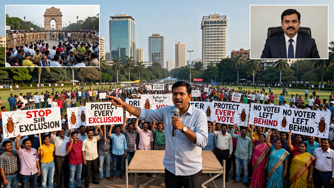 Protest Over Voter Roll Revision Spreads Beyond Mumbai and Delhi