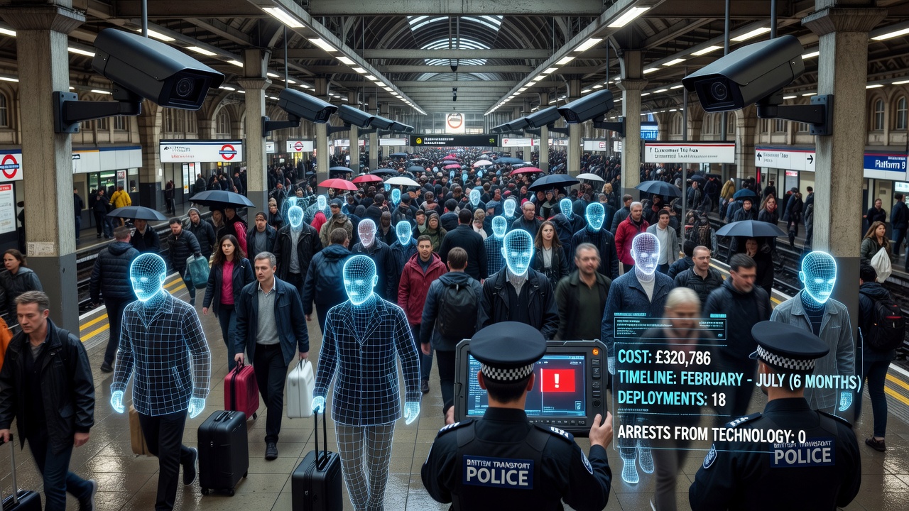 London Rail Facial Recognition Trial Yields One False Match