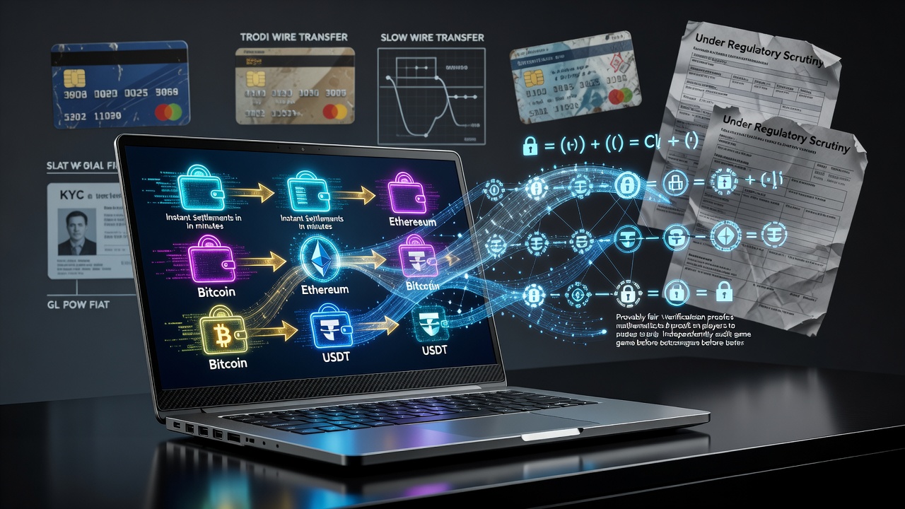 Crypto Casinos Reshape Online Gambling Through Speed and Blockchain Proof