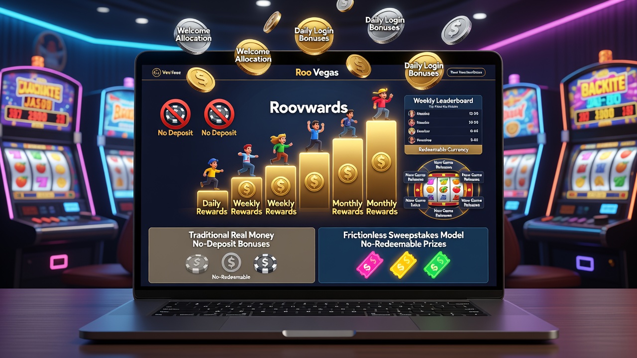 Why Roo Vegas Skips No-Deposit Bonuses in Favour of Sweepstakes Rewards