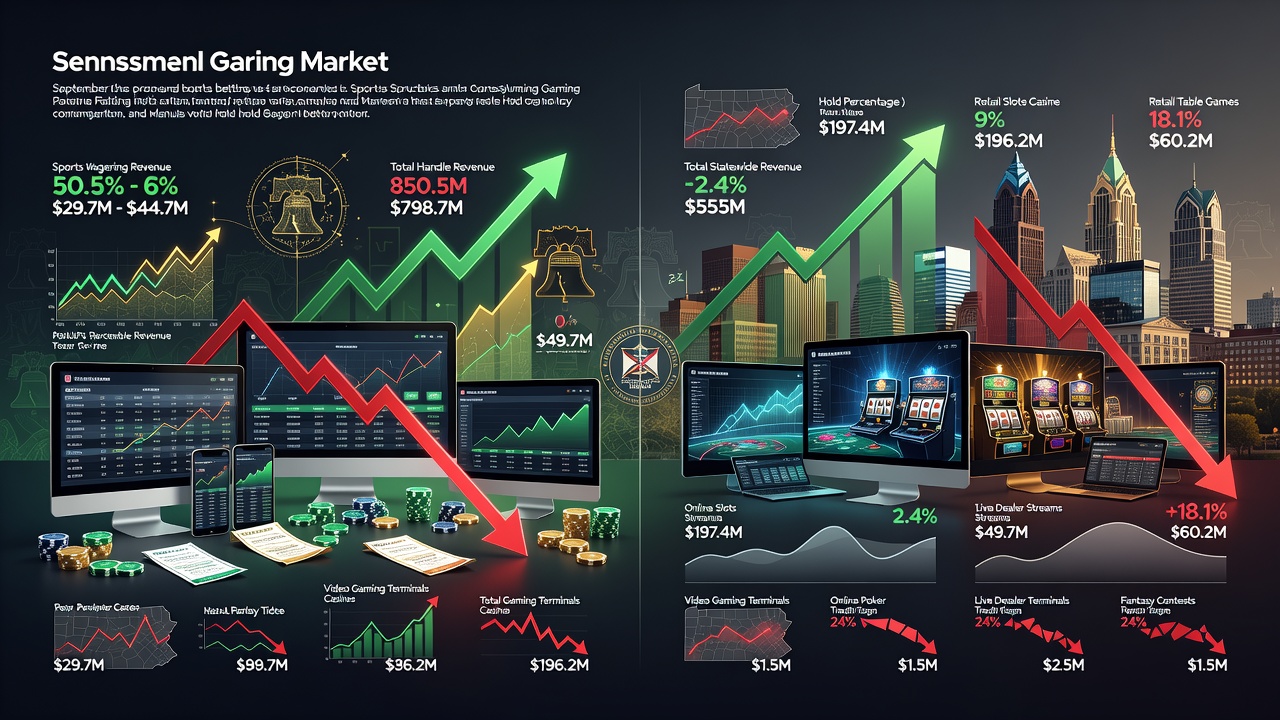 Sports Betting Drives Pennsylvania's September Gaming Gains