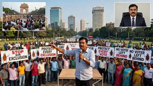 Protest Over Voter Roll Revision Spreads Beyond Mumbai and Delhi